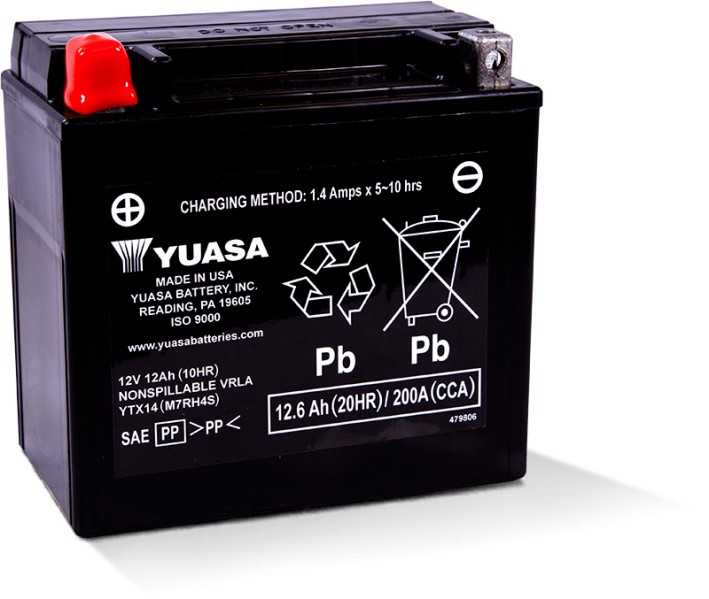 SuperBatt YTX14-BS High Performance Suzuki GSX 1400 K2 2002 AGM UPGRADE Battery